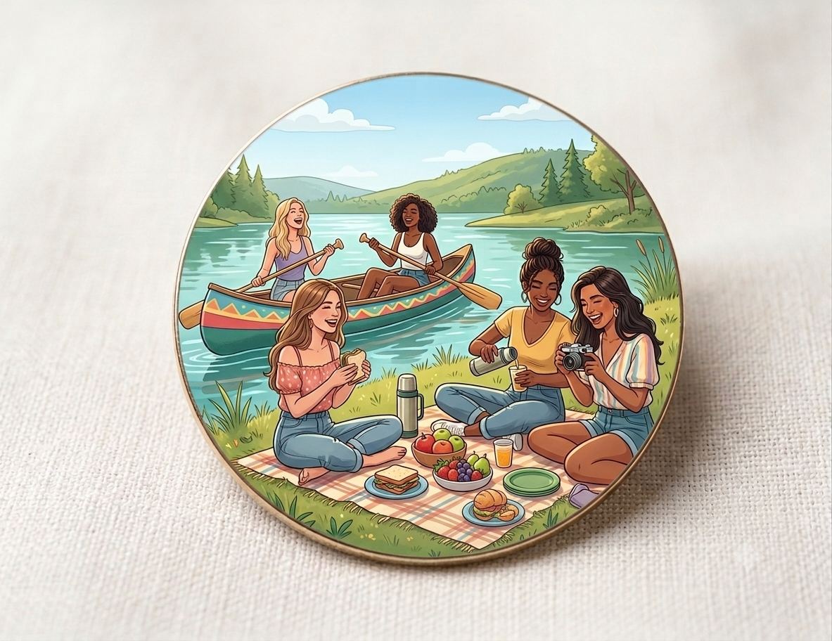 Seeausflug & Kanufahrt — Tag am Wasser mit Picknick